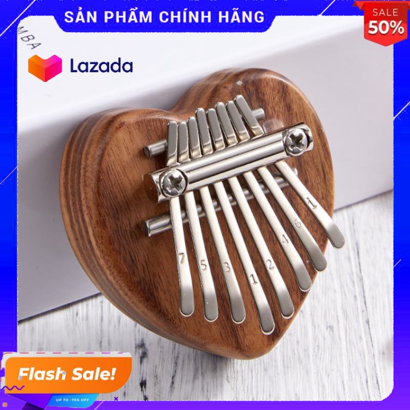 Đàn kalimba 17 phím tặng stick màu và búa chỉnh âm GECKO318