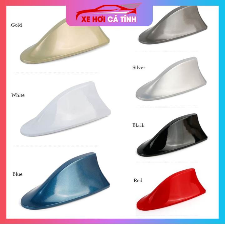 Ăng ten vây cá mập gắn trần xe hơi - xám