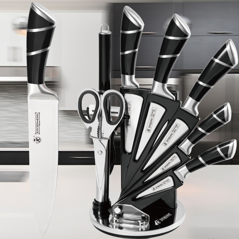 Bộ Dao , Bộ Dao Kéo Nhà Bếp Đa Năng Thép Kháng Khuẩn Cao Cấp Kitchen King