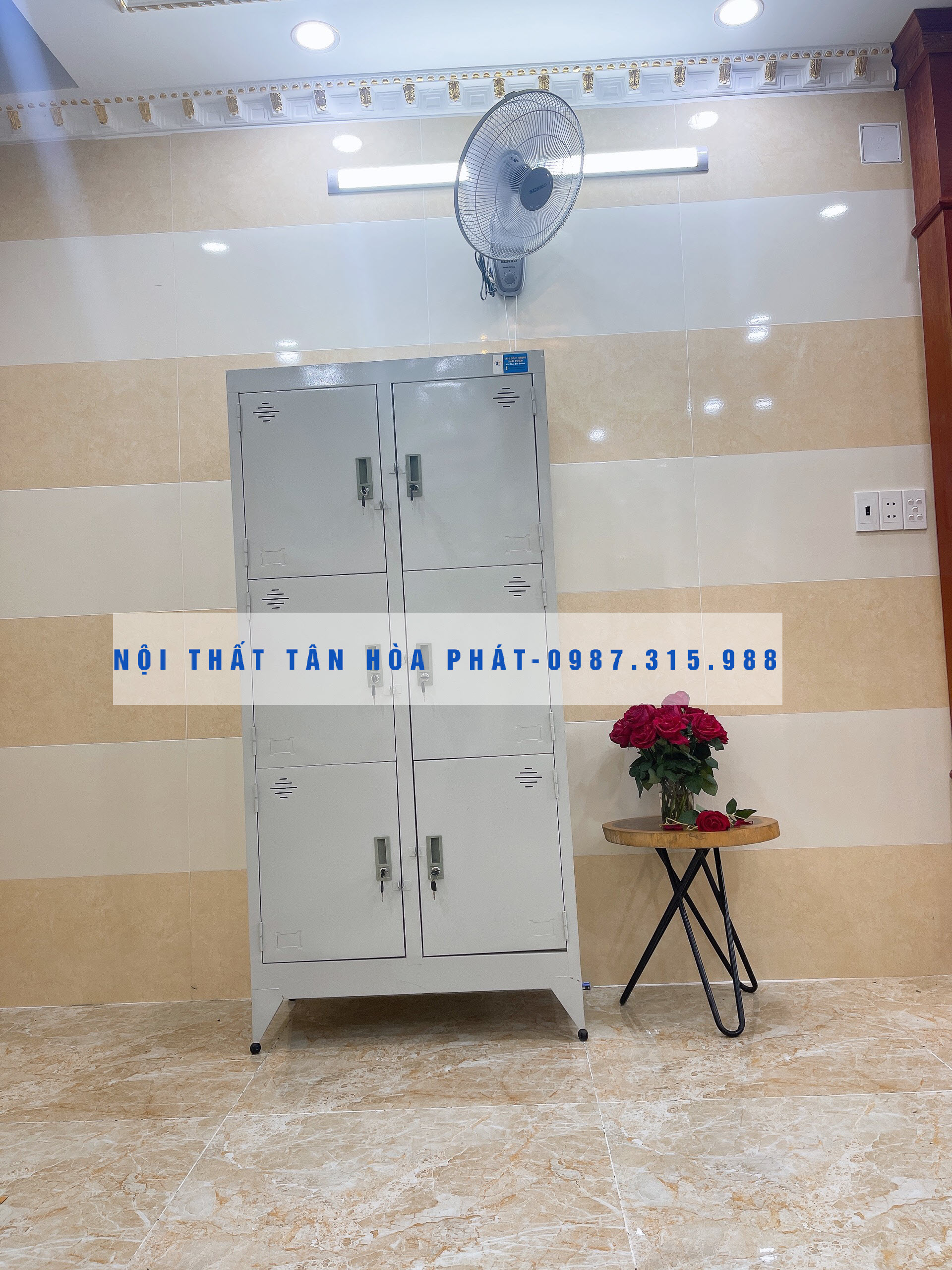 Tủ hồ sơ văn phòng 6 cửa cao 1m8 giá rẻ