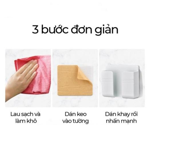Kệ để điện thoại remote đa năng dán tường GD104