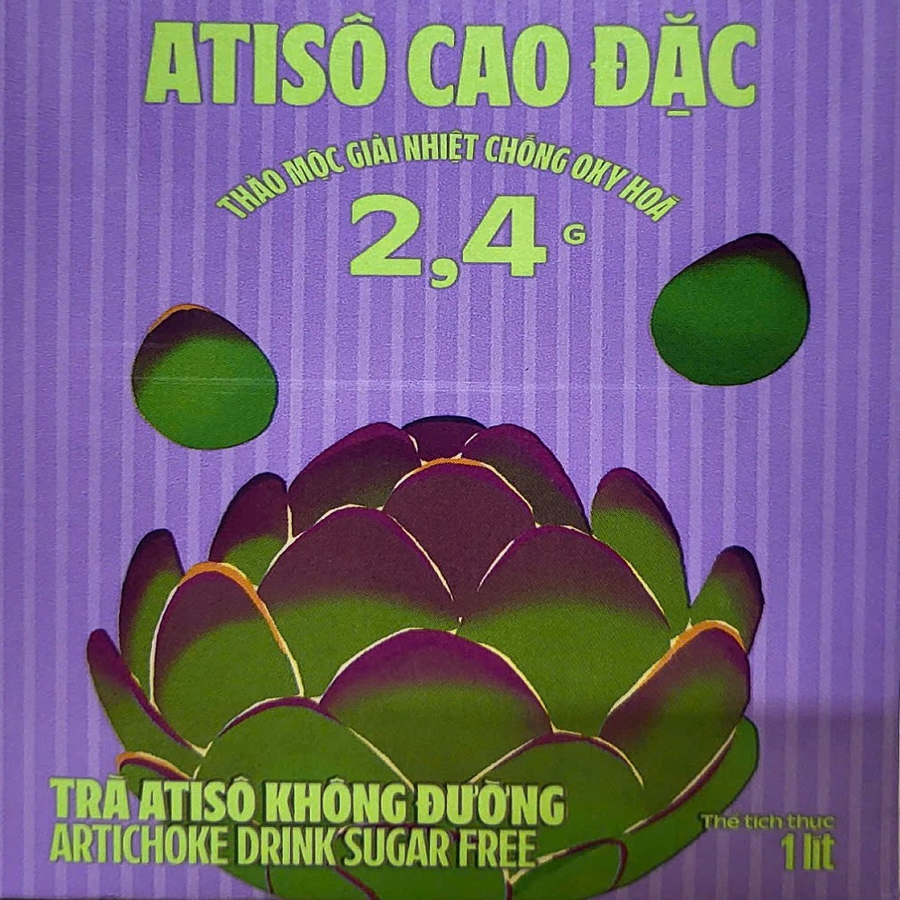 [Hộp 1 Lít – KHÔNG ĐƯỜNG] TRÀ ATISÔ VFRESH [VN] VINAMILK (Sugar Free) Artichoke Drink