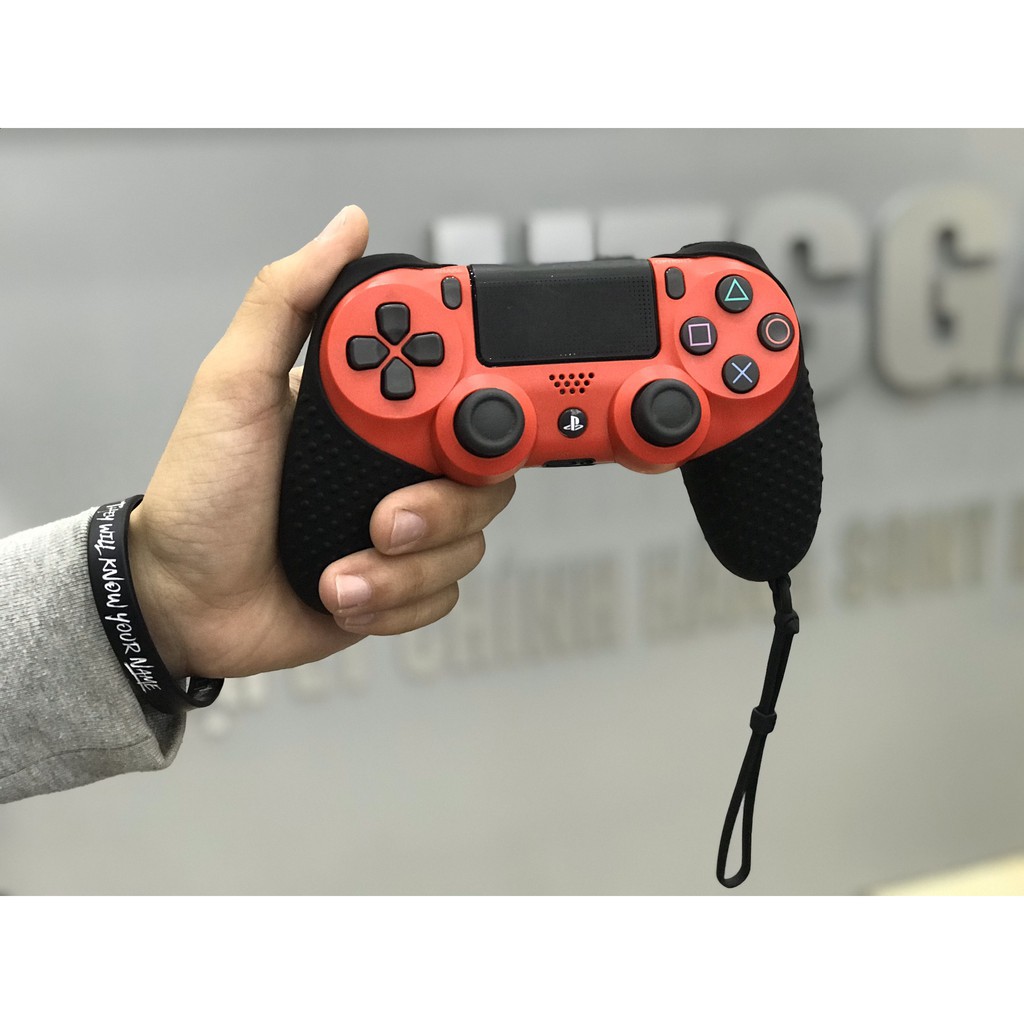 Bọc bảo vệ Silicon cho tay cầm PS4 + 2 núm analog