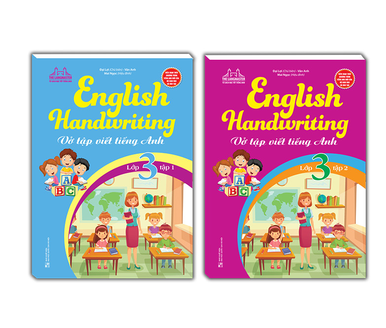Combo Vở tập viết tiếng anh