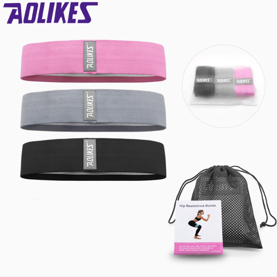 Dây Kháng Lực MiniBand Tập Mông Aolikes 3604 (3 cấp độ)