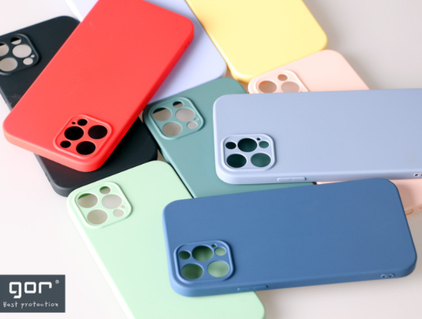Ốp dẻo màu Gor iPhone 12 Pro Max bảo vệ camera 100%