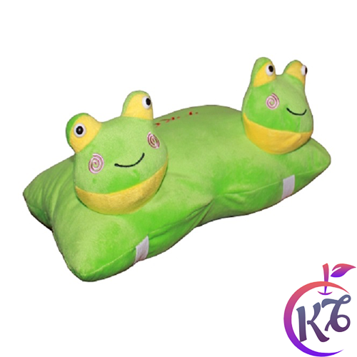 [FreeShipMAX] Gối đi xe máy cho bé 2 đầu - hình con ếch, chất liệu bông cao cấp, êm ái an toàn cho trẻ em khi ngồi xe - goi nam goi di xe may hinh thu