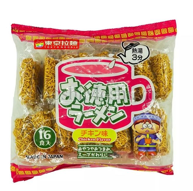 Japanese Snack Noodle, Pack of 12/16 Packs