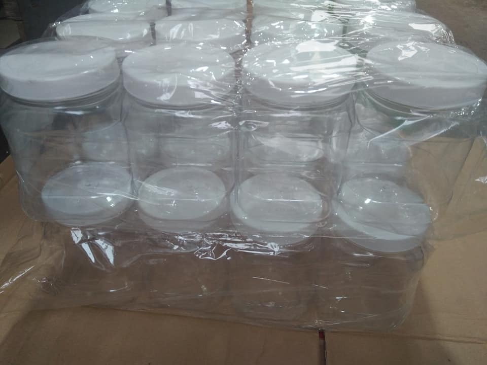 🍀COMBO 12 Hủ Nhựa Vuông Trong Suốt 800 ml  Mã 036 ,Hũ Nhựa Duy Tân 🍀
