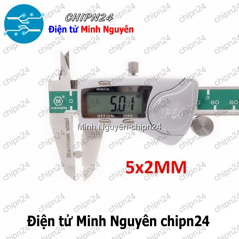 [5 viên] (K173) Nam châm Tròn phi 5mm dày 2mm - HH005953