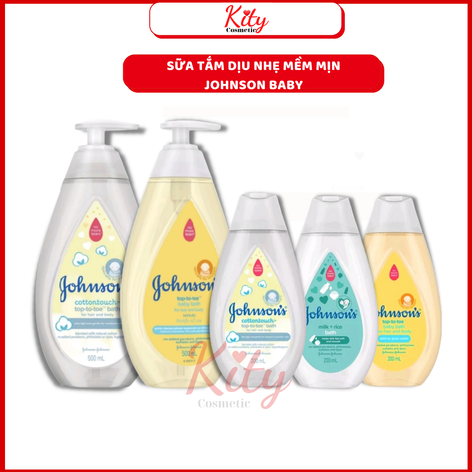 HCMSữa tắm chứa sữa và gạo Johnsons Baby Bath Milk + Rice 200ml