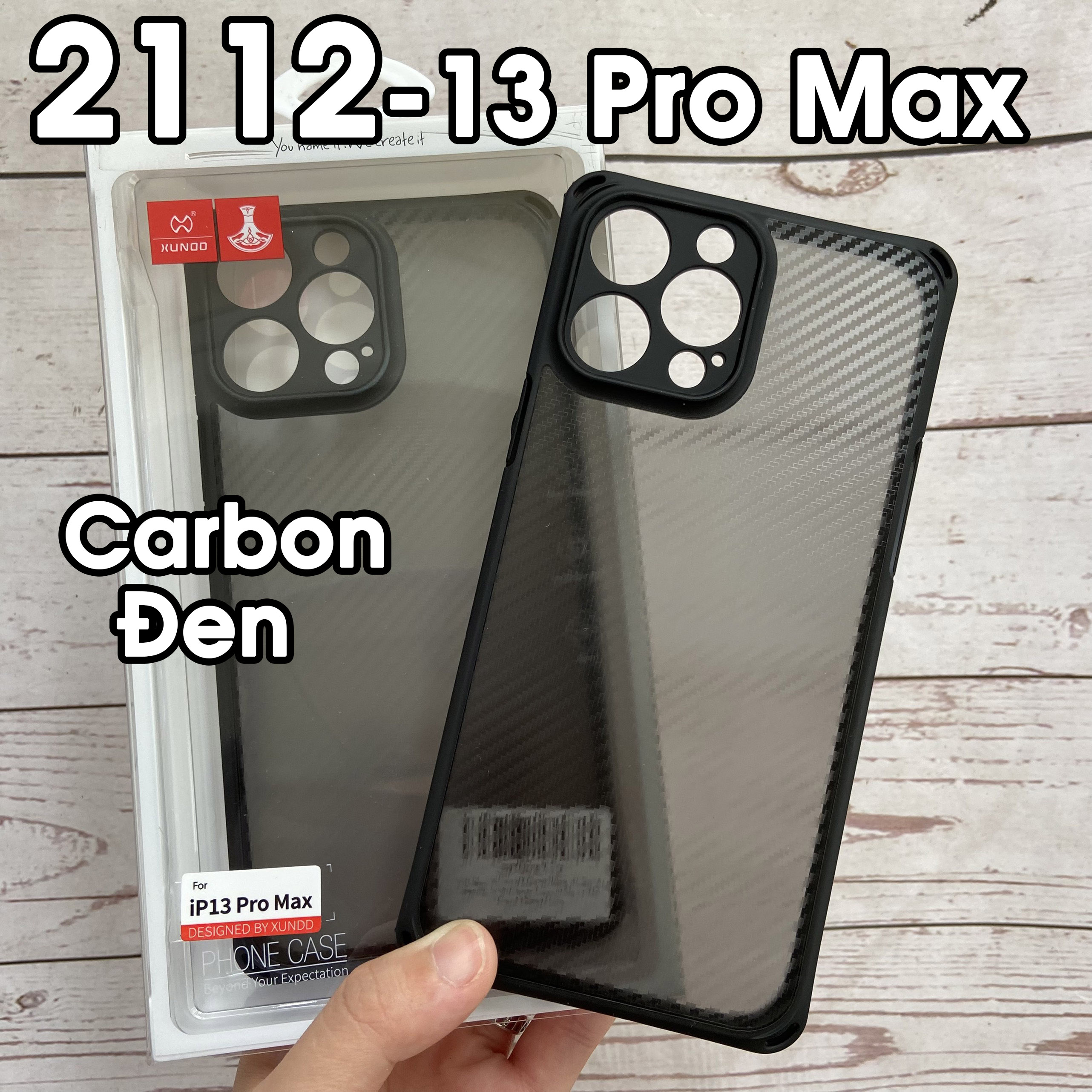 |HỎA TỐC HCM| Ốp lưng XUNDD iPhone 13/ 13 Pro/ Max/ 12/ 12 Pro/ Max/ 11/ 11 Pro/ Max (PIONEER SERIES) Chống shock, Lưng carbon - Đen