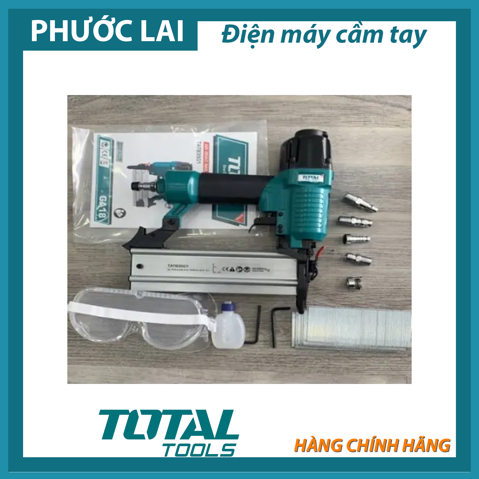 Súng bắn đinh thẳng TOTAL TAT83501