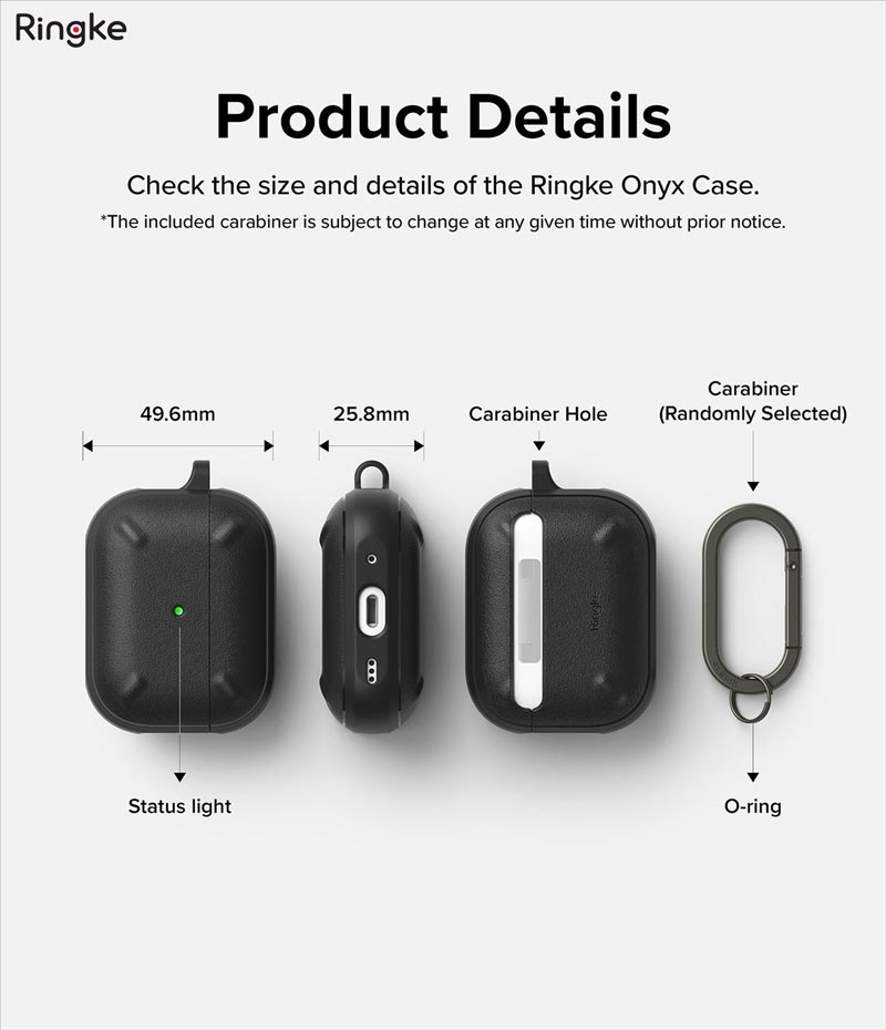 Vỏ ốp AirPods Pro 2 RINGKE Onyx