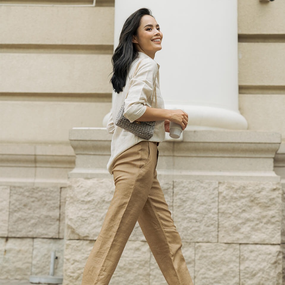 Áo Sơ Mi Nữ Linen Pride F2 SMW360-KSX