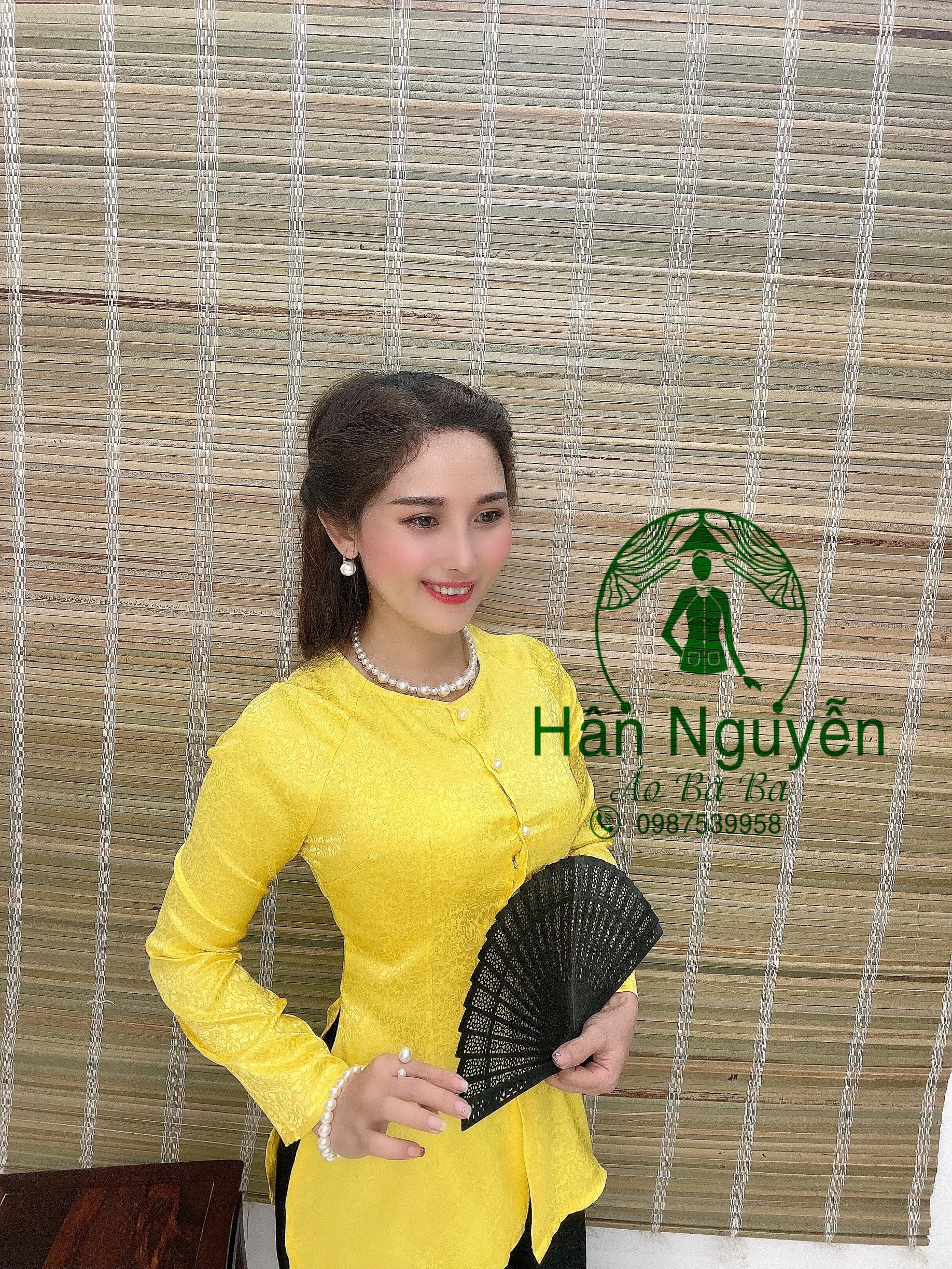 Áo bà ba gấm lụa tt