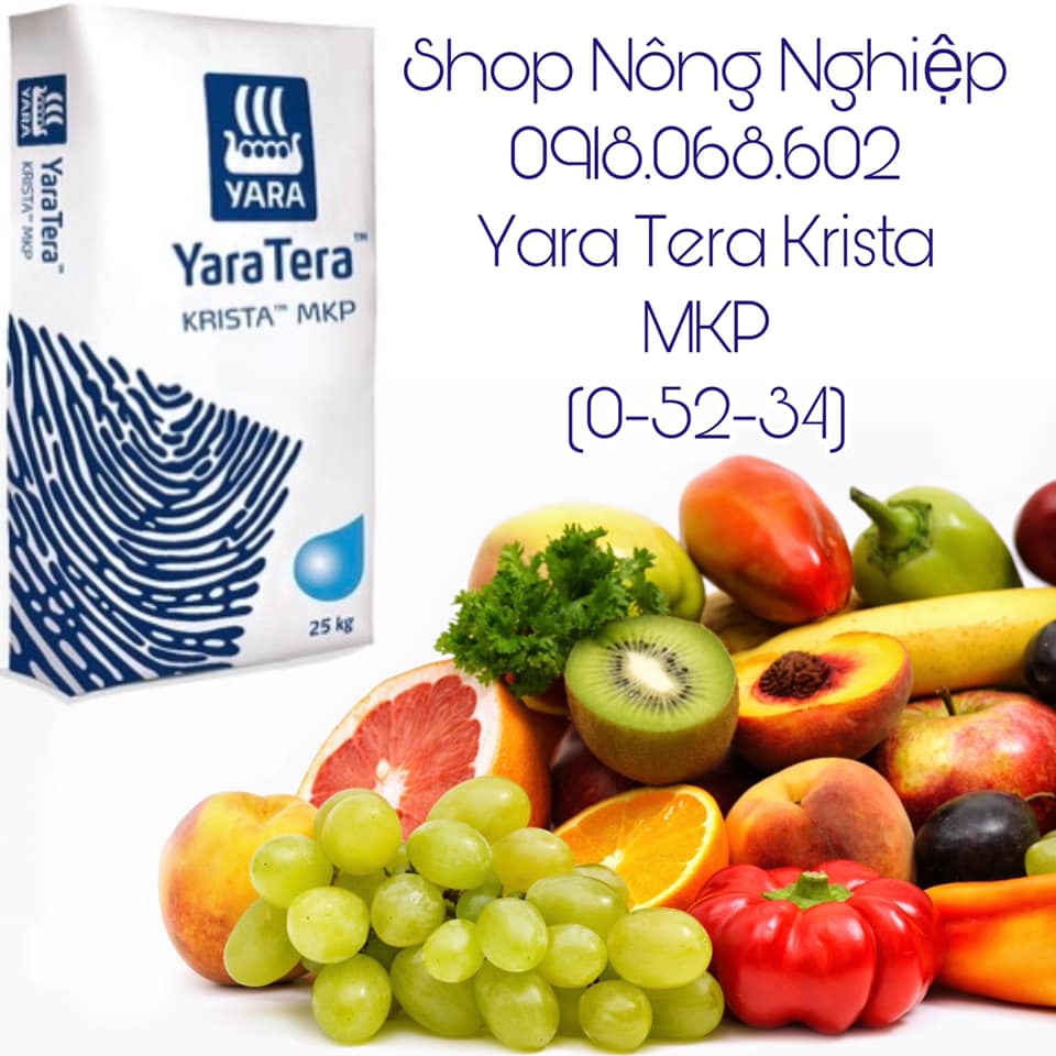 Phân bón hòa tan Yara Tera Krista MKP (Lân Kali) 500gr