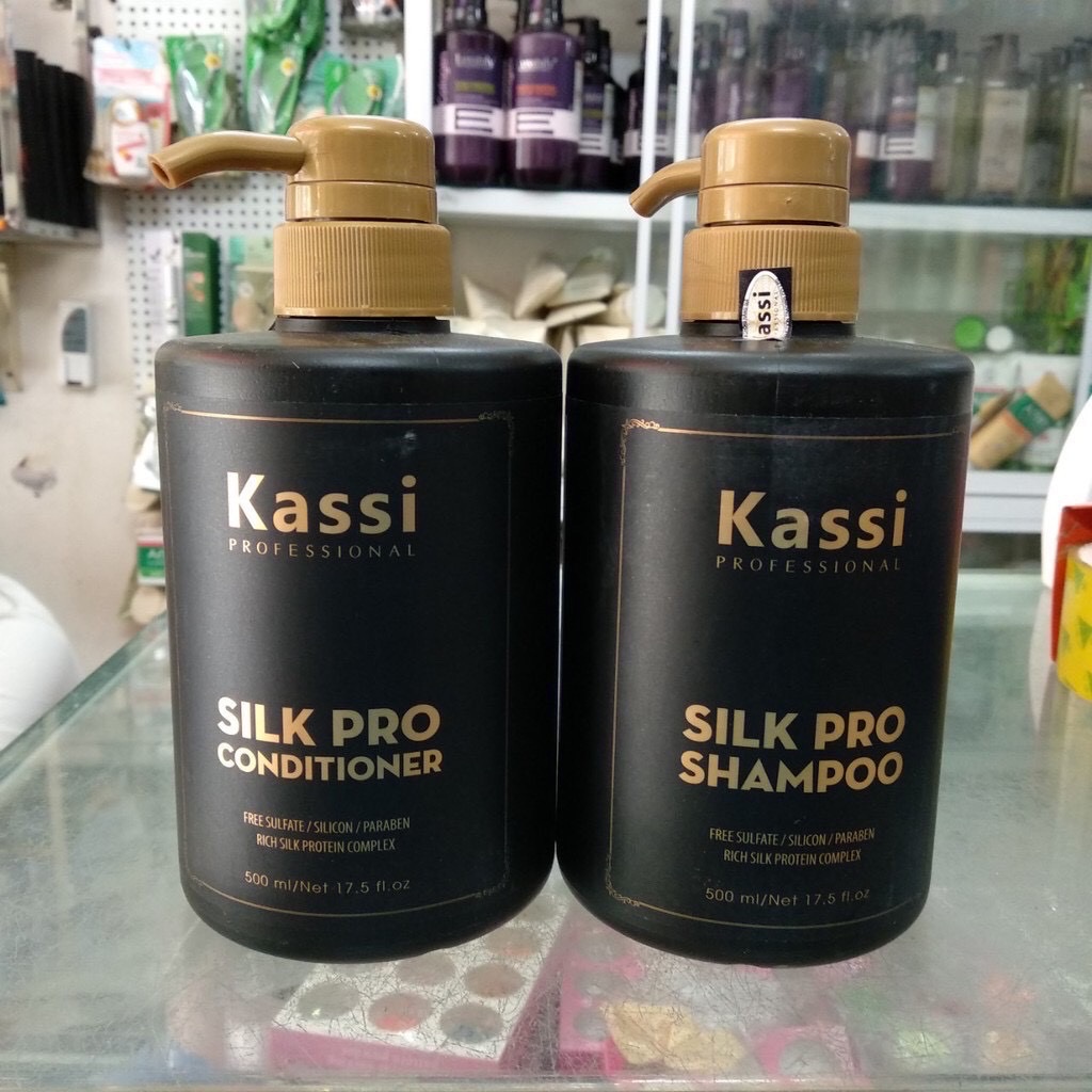 [HCM]Dầu xả phục hồi tóc hư tổn Kassi Silk Pro 500ml