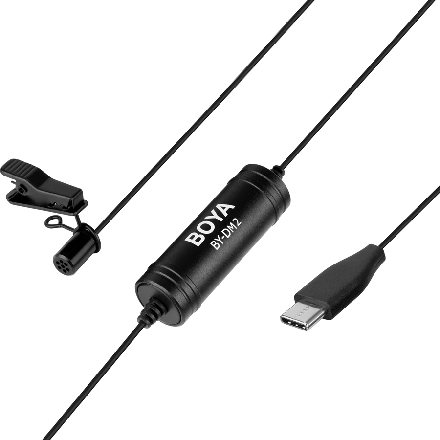 Micro Đôi Cài Áo Cổng Type C Boya BY-DM2