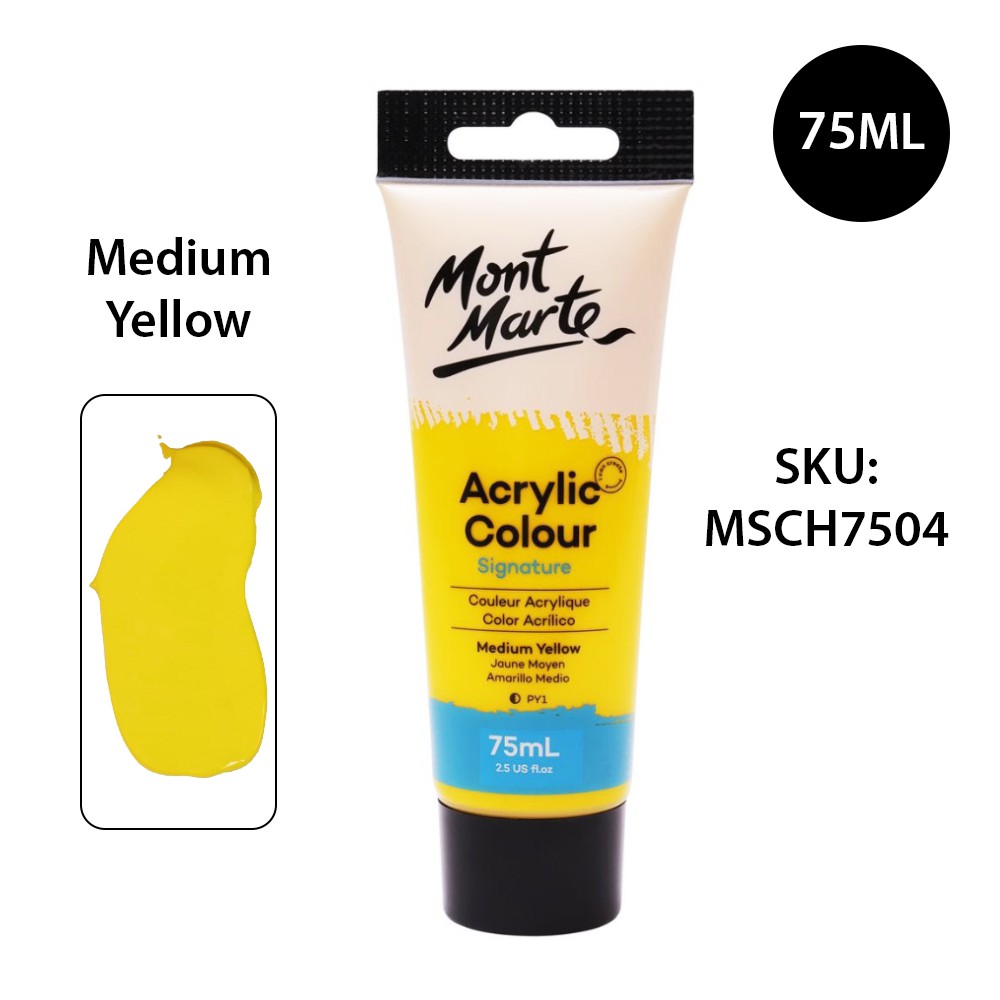 Màu Acrylic Mont Marte Signature - 75ml - tuýp lẻ