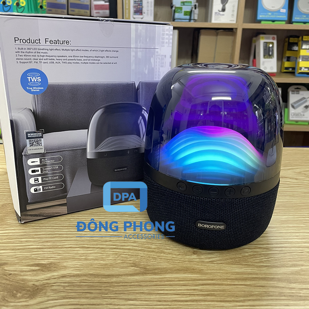 Loa Bluetooth Borofone BP8 True Wireless Stereo Chính Hãng