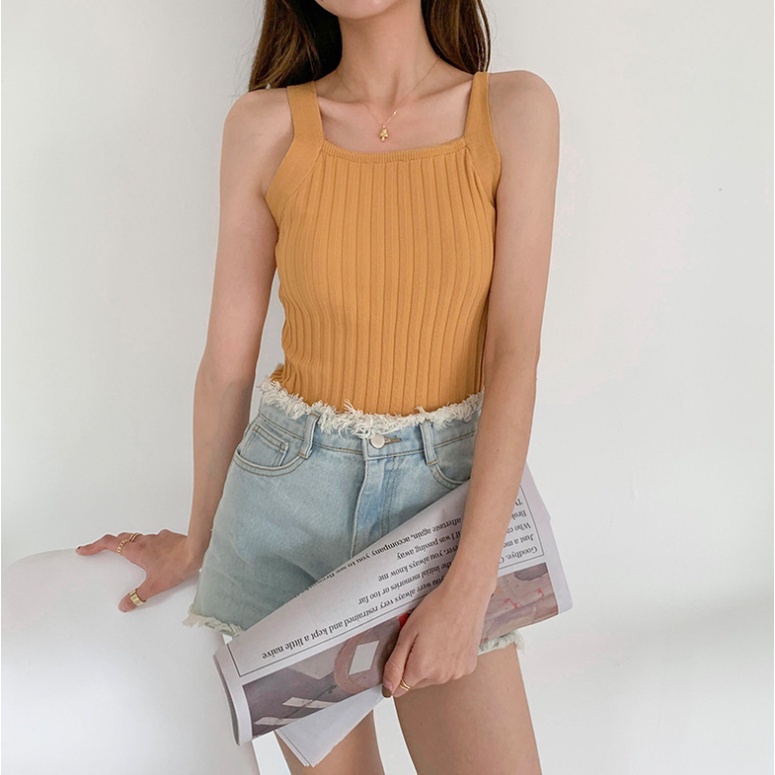 Áo thun ba lỗ nữ thời trang full màu