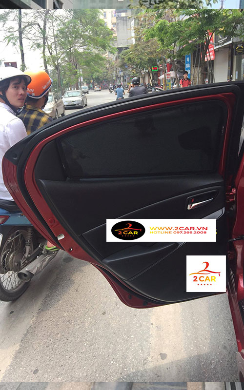 Rèm che nắng nam châm xe Mazda 2 sedan