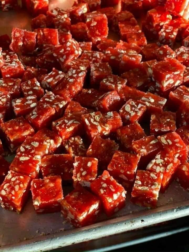Mứt dâu viên sấy dẻo  ít ngọt 500g