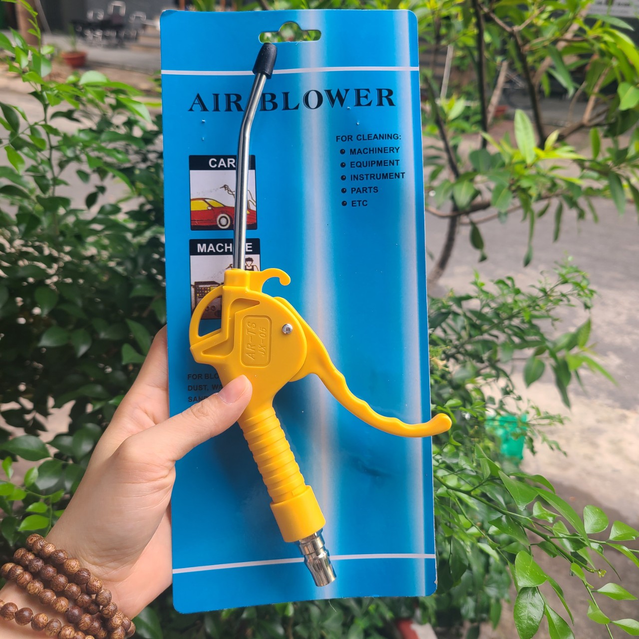 DỤNG CỤ XỊT HƠI AD-02 (vỉ mới màu xanh )
