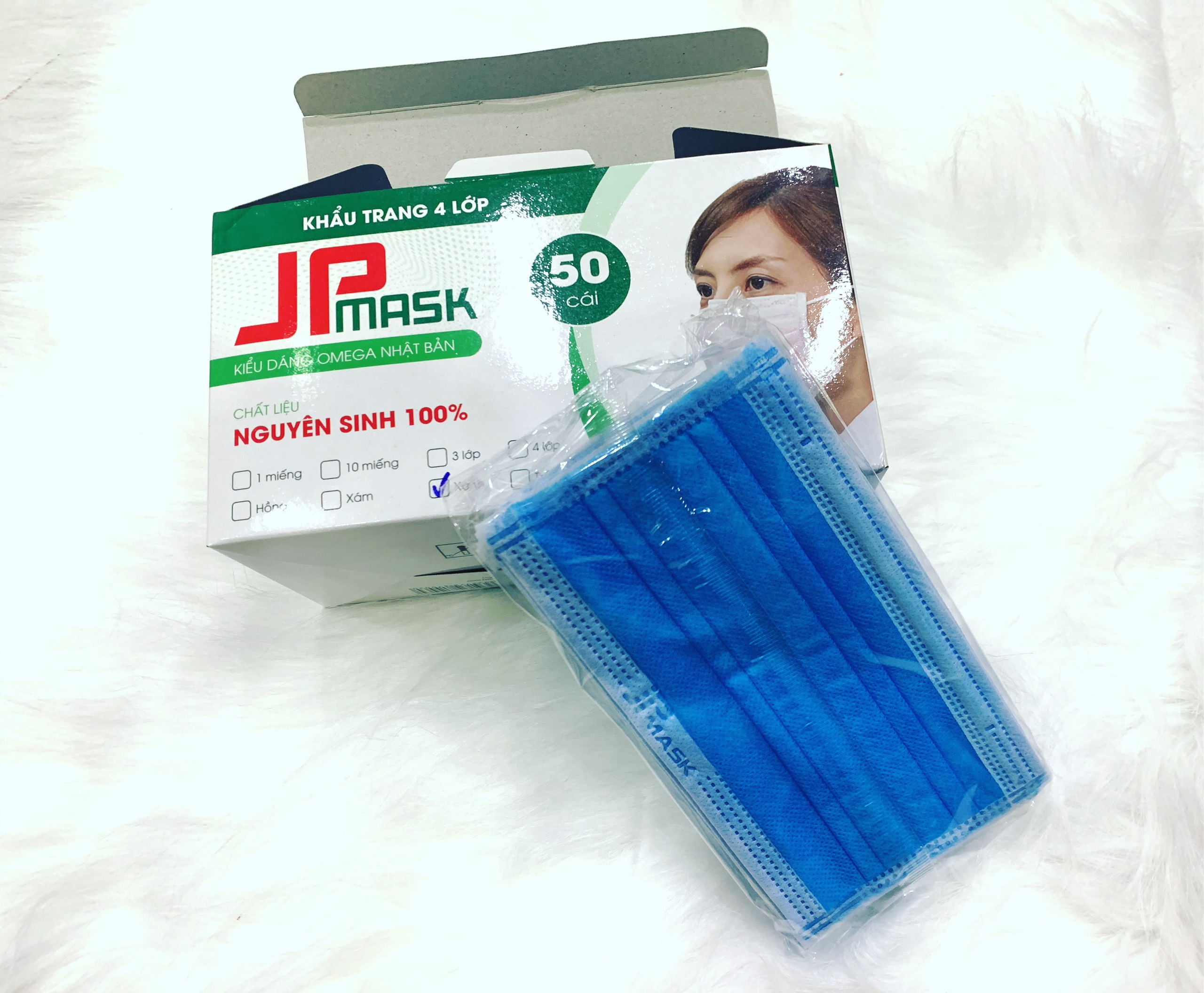 Khẩu Trang Y Tế Cao Cấp 4 Lớp Jp Mask