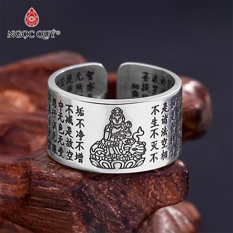 [HCM]Nhẫn 8 vị phật bản mệnh hộ mệnh phong thủy 12 con giáp - Ngọc Qúy Gemstones