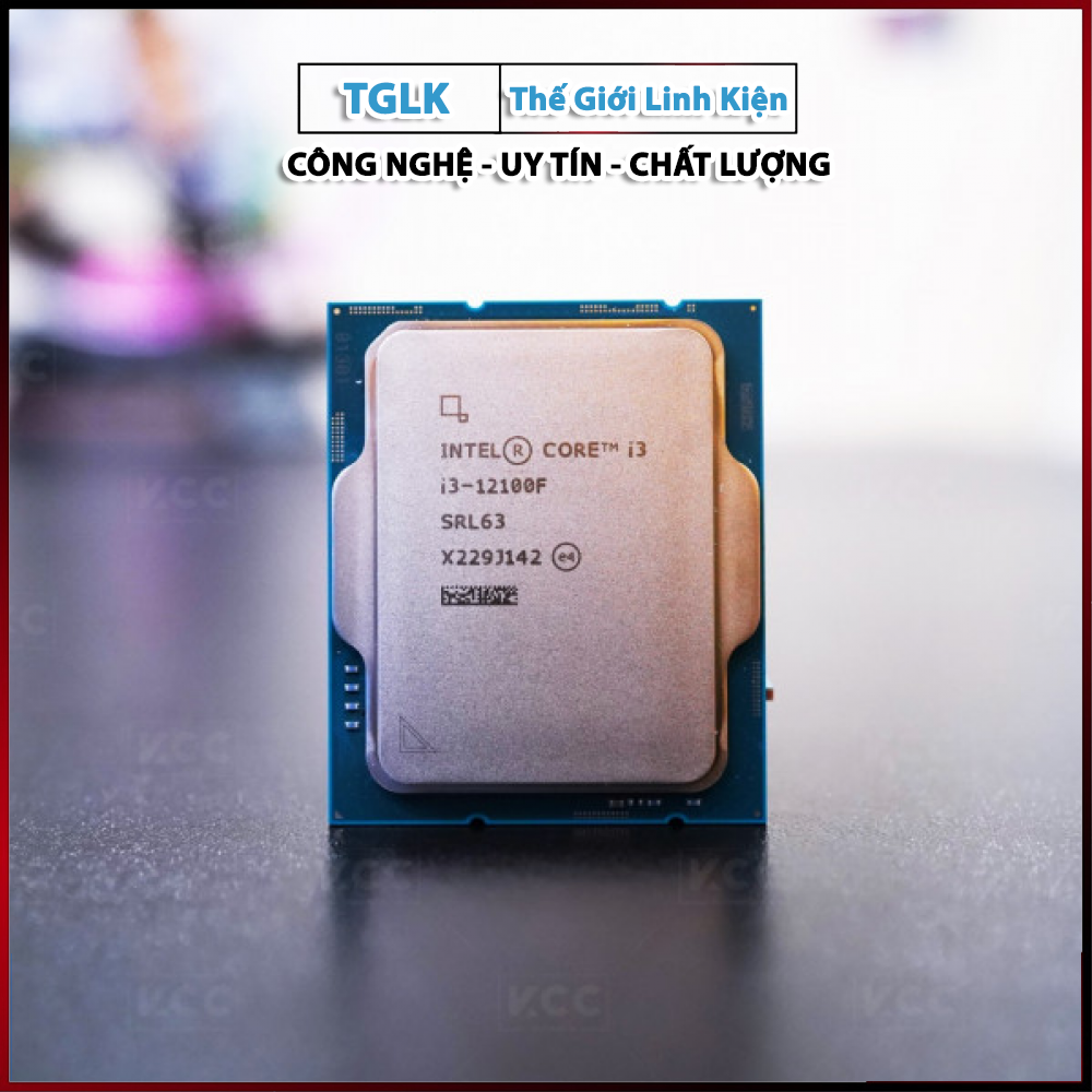 Vi Xử Lý CPU Intel Core i3 12100F (4 Nhân / 8 Luồng) Tray Mới Chính Hãng