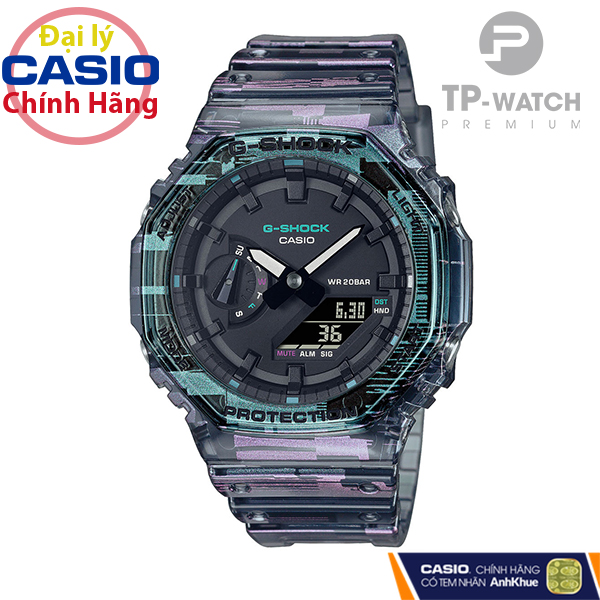 Đồng Hồ Nam Casio G-Shock GA-2100NN-1A Chính Hãng - GA-2100NN-1ADR Carbon Core