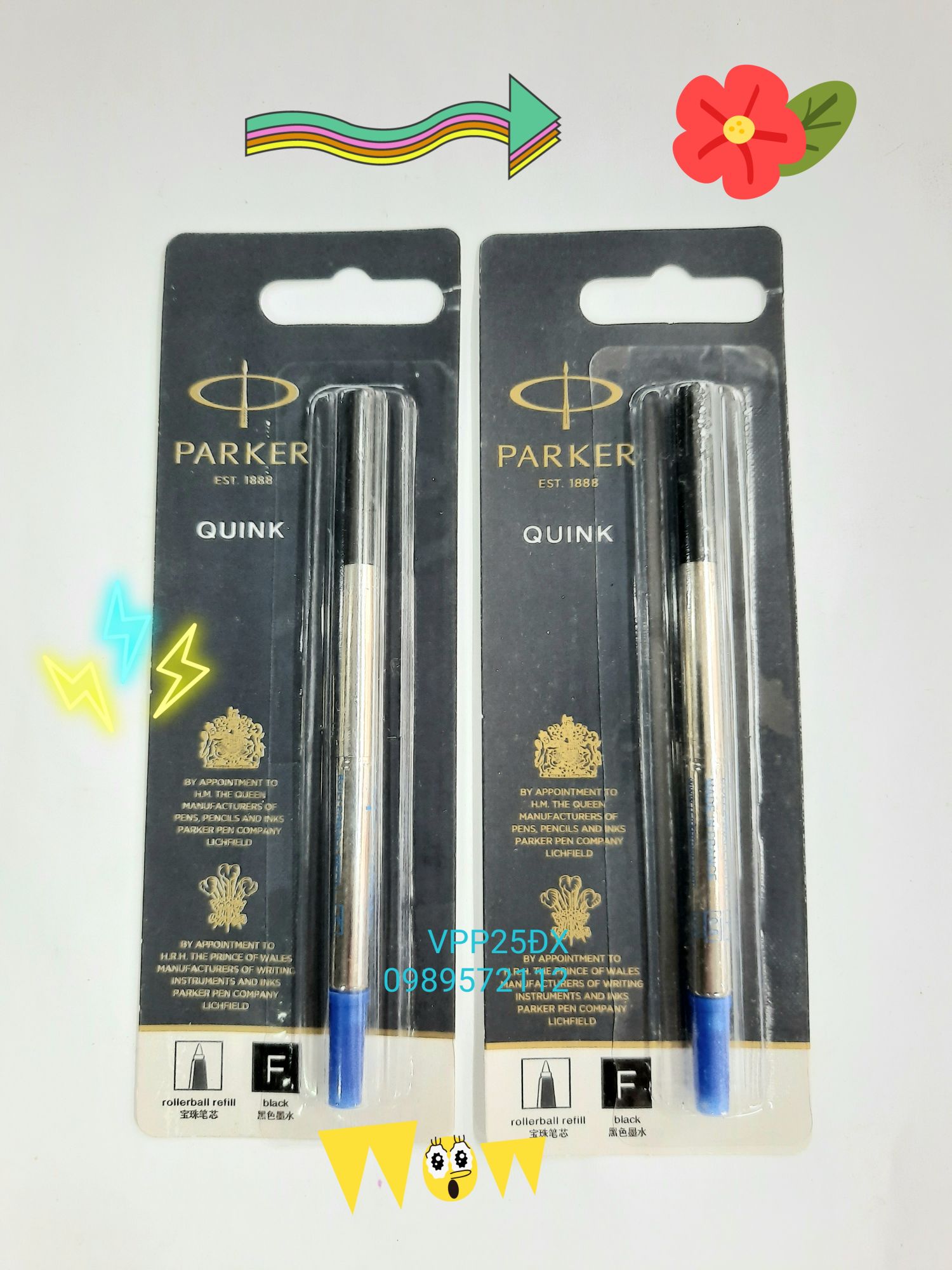 Ruột bút paker-ngòi bút dạ bi parker