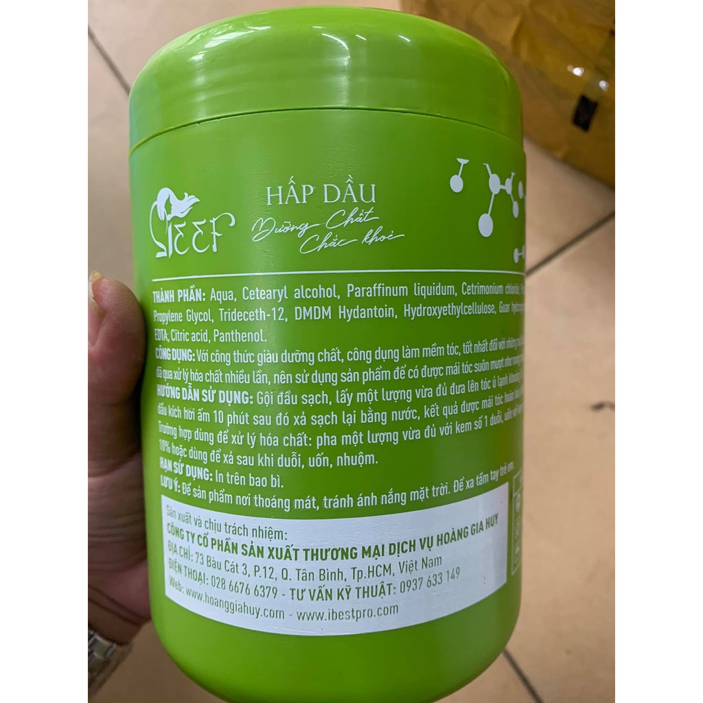 Hấp dầu collagen mềm mượt Sleef 1000ml