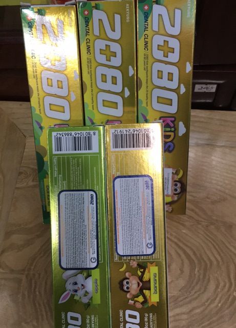 Kem Đánh Răng Trẻ Em Cao Cấp 2080- Hàn Quốc