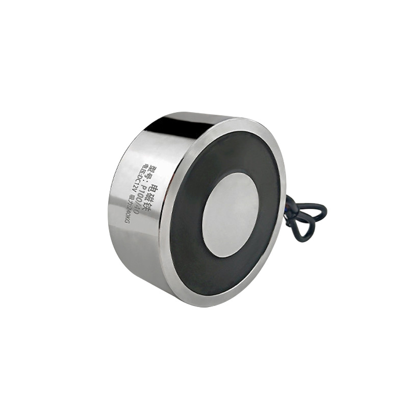 2000n 200kg châm điện solenoid p10040 12v dc điện giữ nam châm nâng dc24v 100*40 mét