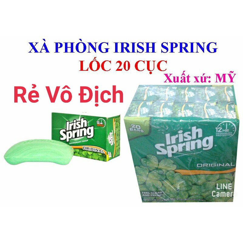 Xà phòng irish spring 106gr mỹ