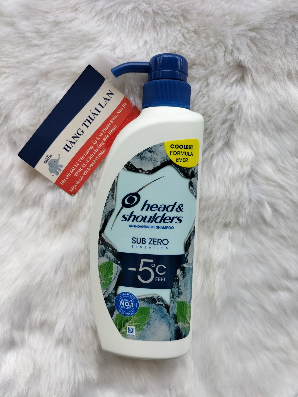 Dầu gội head & shoulders thái lan 370ml bạc hà mát lạnh sub zero -5oc