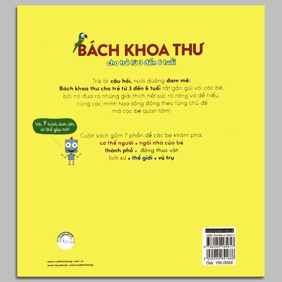 Sách - Bách Khoa Thư Cho Trẻ Từ 3-6 Tuổi