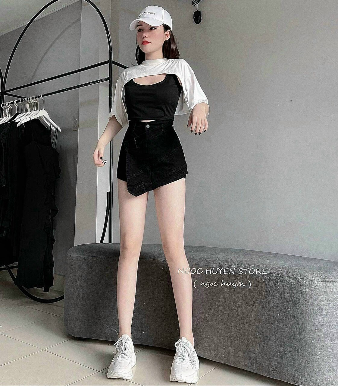 Chân Váy Đắp Tà  C012