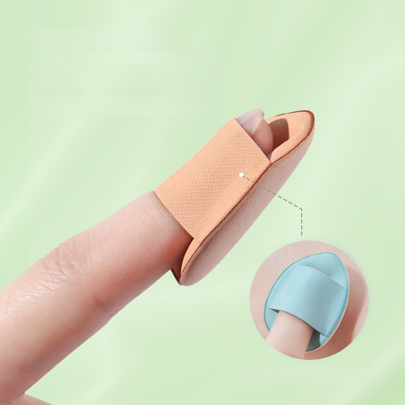 Bông phấn mini xỏ ngón tay đánh phấn má mắt môi thanhcosmetics