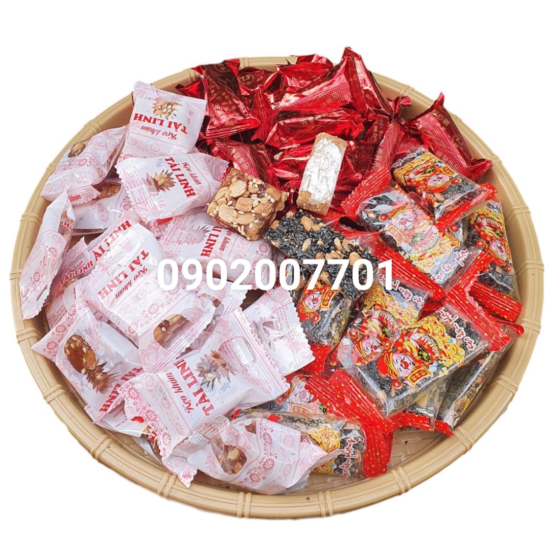 1kg kẹo tết mix đủ loại - mứt tết - bánh kẹo tết