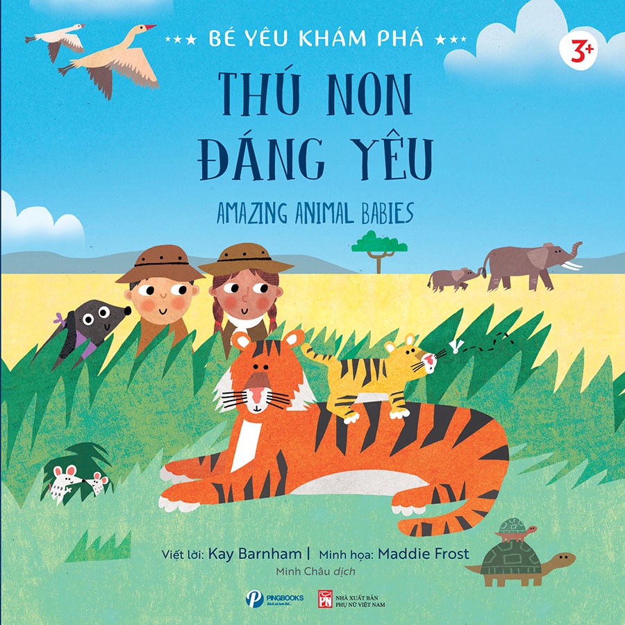 Sách - Bé yêu khám phá - Thú non đáng yêu