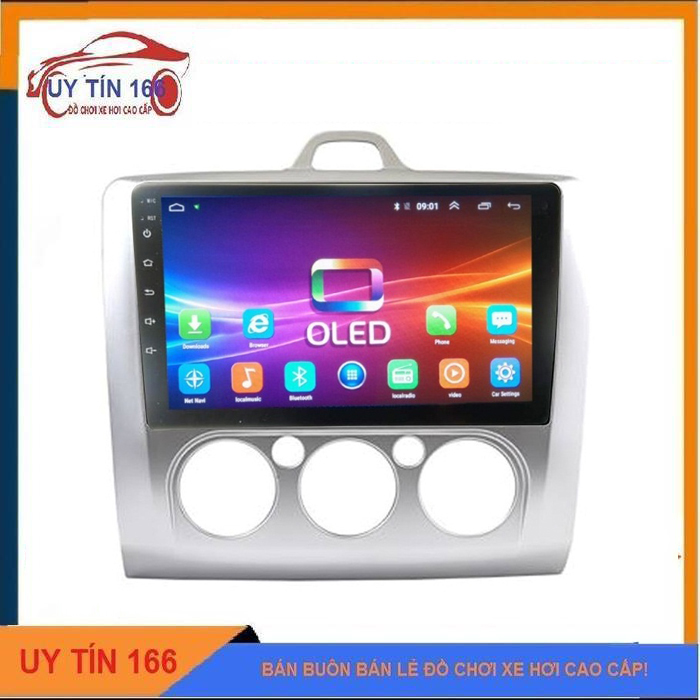 Mặt dưỡng màn hình android cho xe ford focus 2006-2012 kèm dây nguồn zin theo xe