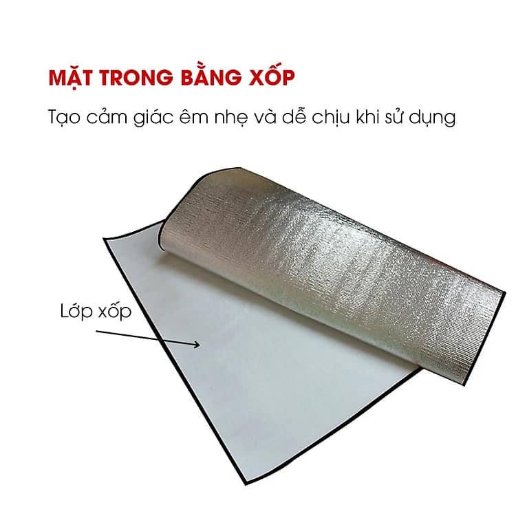 Combo 3 món thảm ngủ văn phòng (1m8 x 1m) CÓ TÚI ĐỰNG + Gối hơi + Bịt mắt