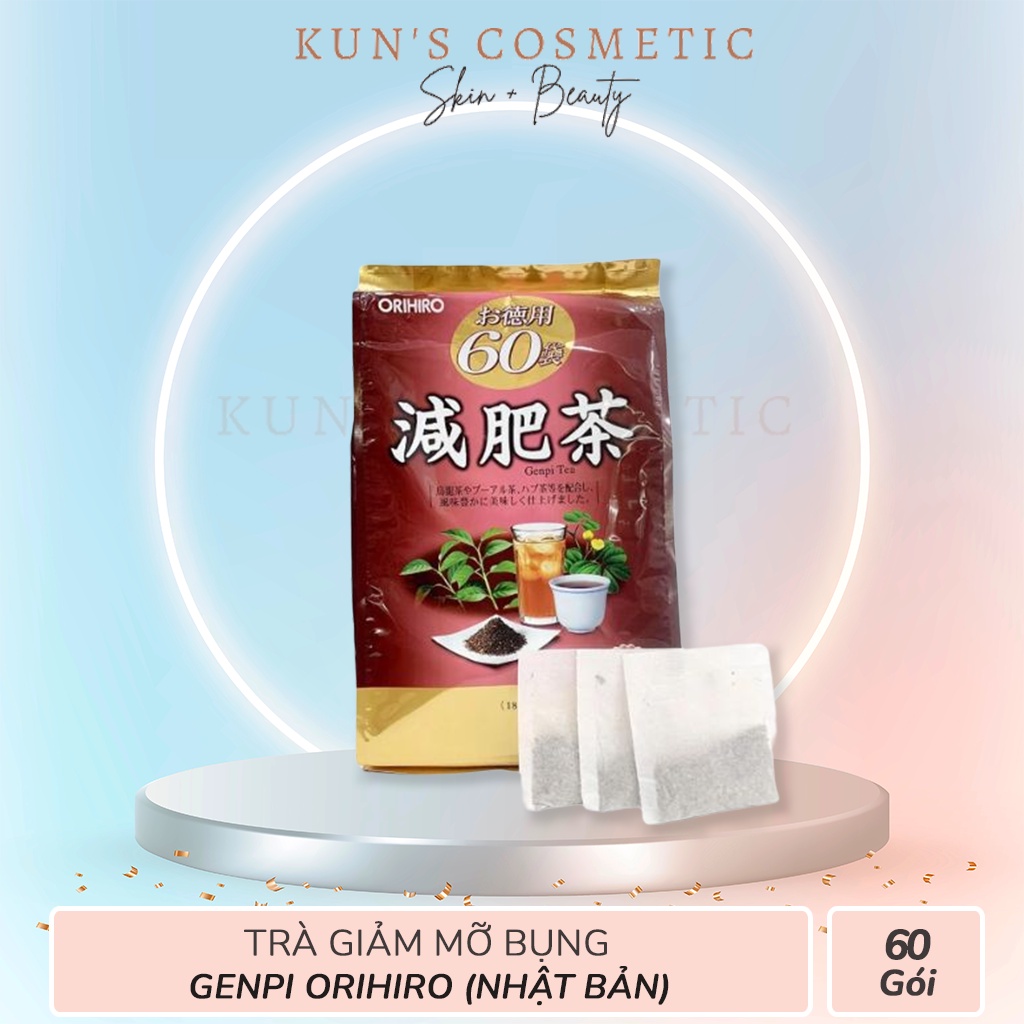 Trà giảm mỡ bụng Genpi Orihiro 60 gói