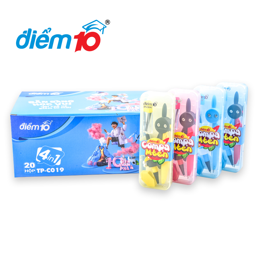 Bộ compa Điểm 10 MTEN TP-C019