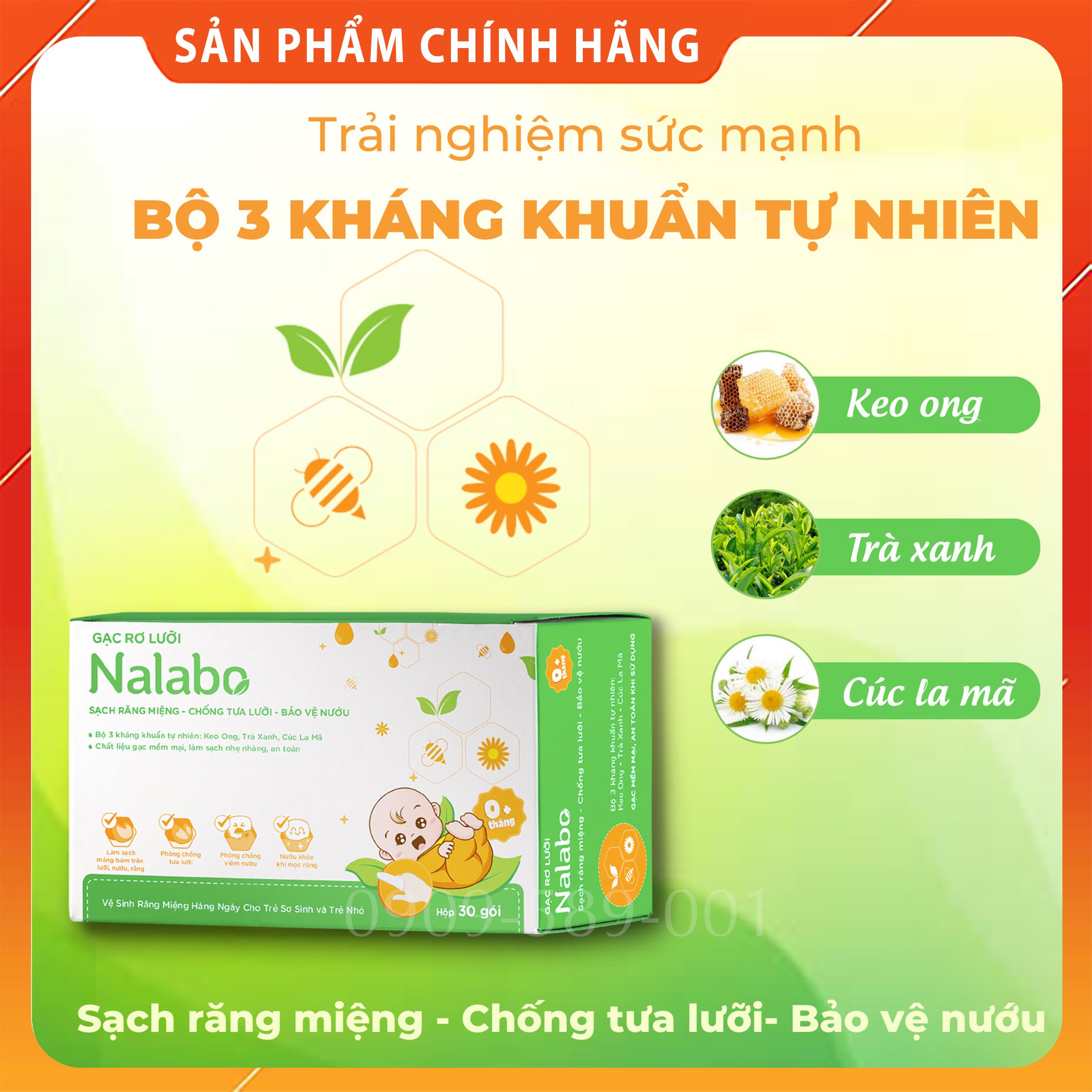 Gạc rơ lưỡi Nalabo