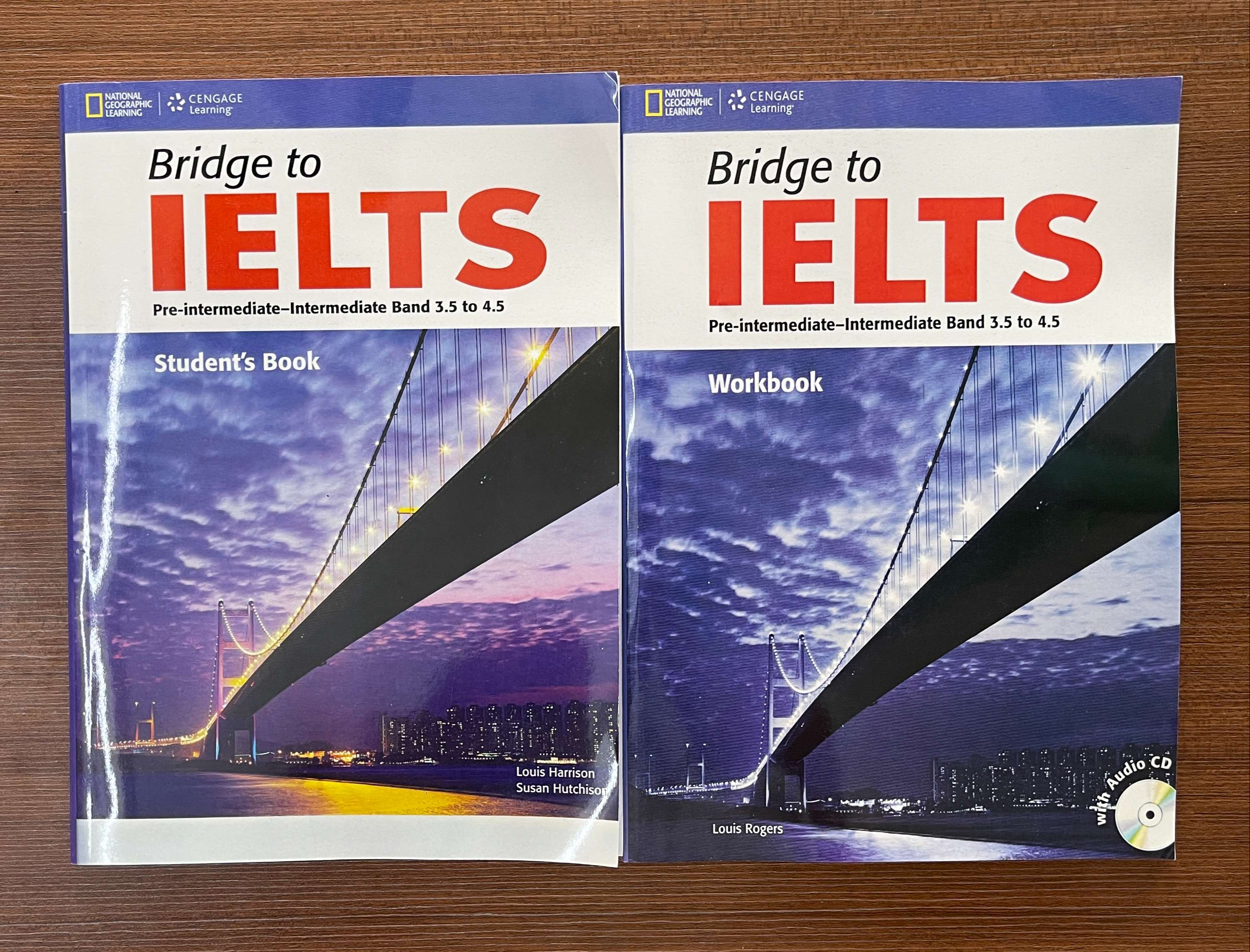 Sách Bridge to IELTS Student Book&Work Book ,file nghe được gửi qua mail